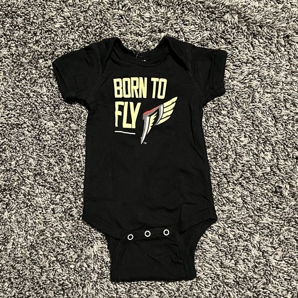 Newborn Philadelphia Wings Black 'Born to Fly' Kids One Piece